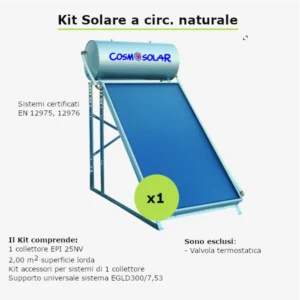Kit solare termico EGLK-150_2.00