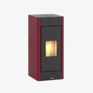 Stufa a pellet 12C verona bordeaux